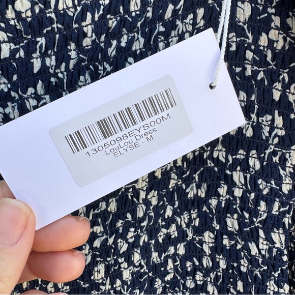 Reformation Loulou mini Dress In Elyse Size M NWT - Picture 8 of 8